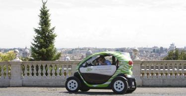 Electric Car Rental in Rome