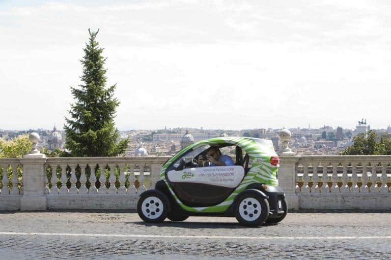 Electric Car Rental in Rome