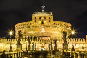 Castel Sant'Angelo by night - Rome Night Tours