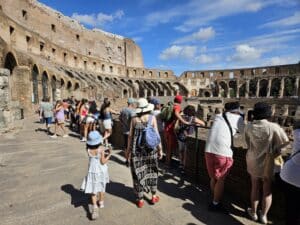 Interior of Roman Colosseum