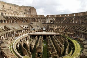 Interior of Colosseum